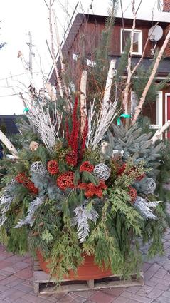 Large Christmas Planter