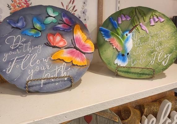 Stepping Stones $44.95 Hummingbird or Butterfly